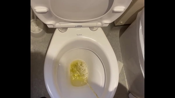 Pissing in bathroom