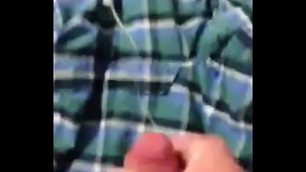 jerking off to a huge load