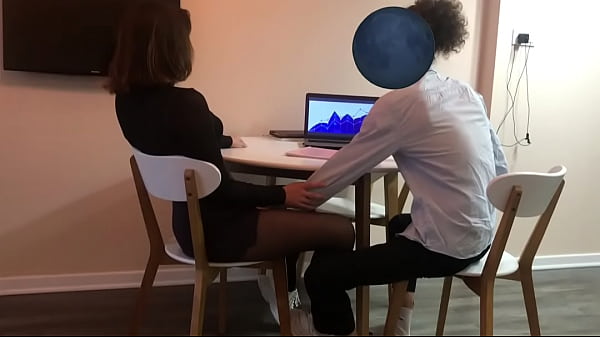 Sex at an interview with a new secretary