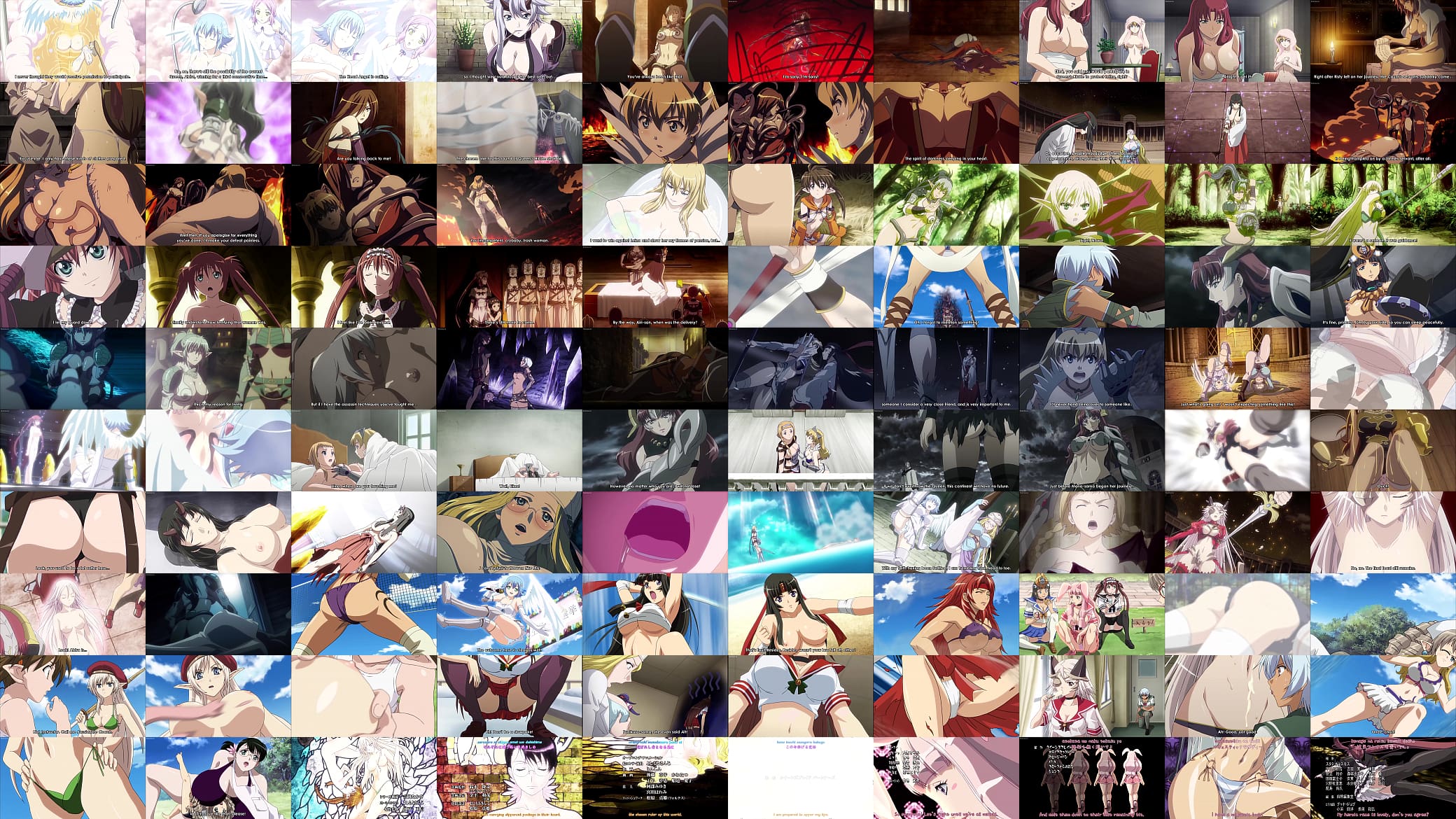 Anime: Queen&#039;s Blade (Inheritor of the Throne) S2   OVA  FanService Compilation Eng Sub 预览图