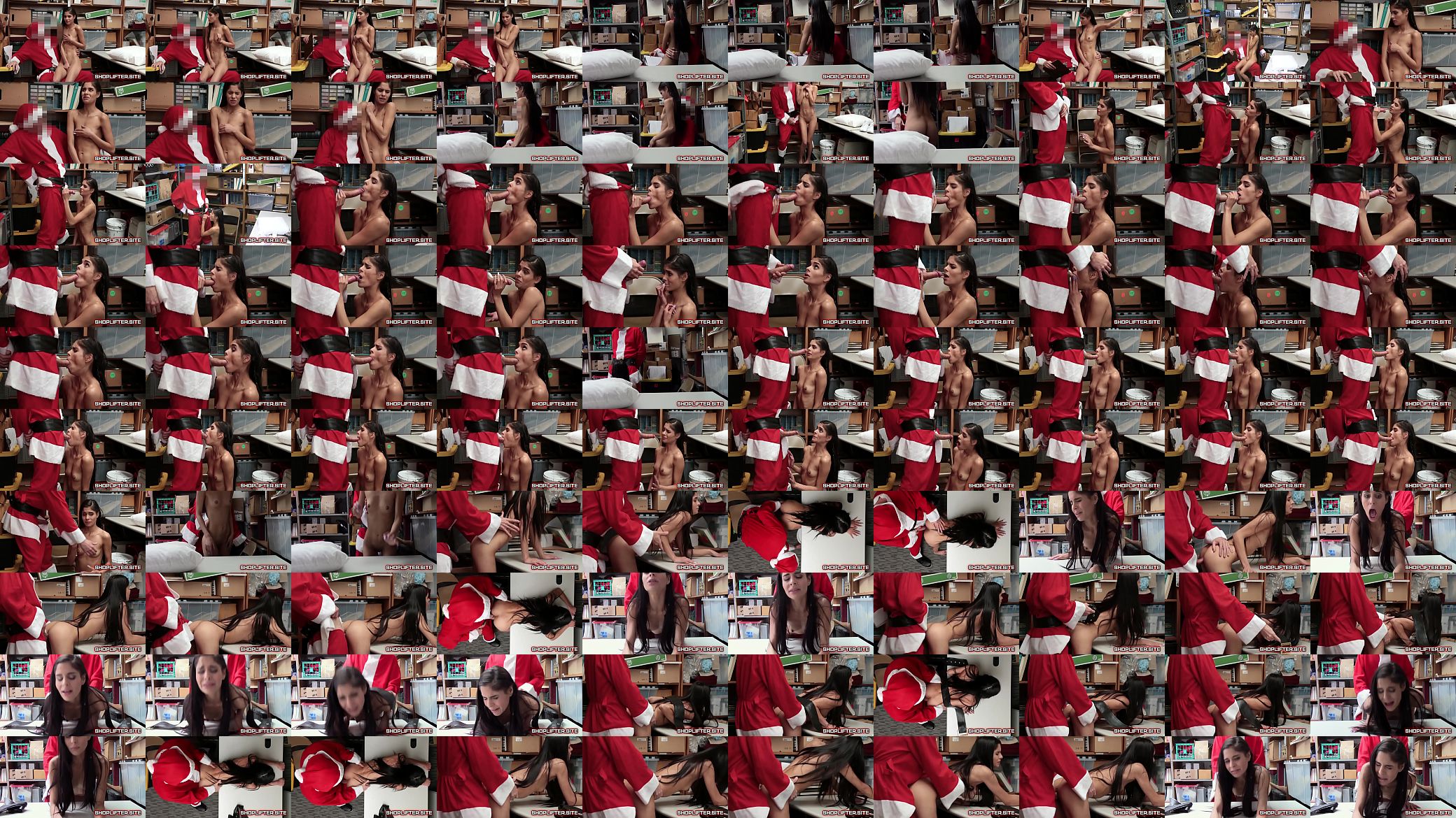 Skinny Shoplifting Thief Fucking Santa 预览图
