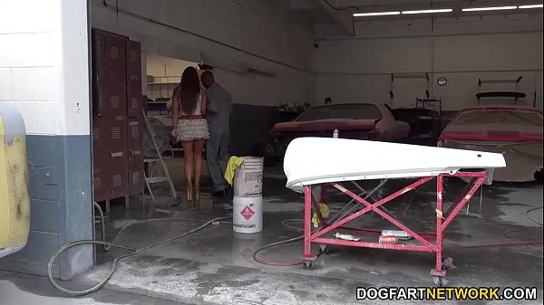 Amirah Adara Sucks An Entire Crew Of Black Guys