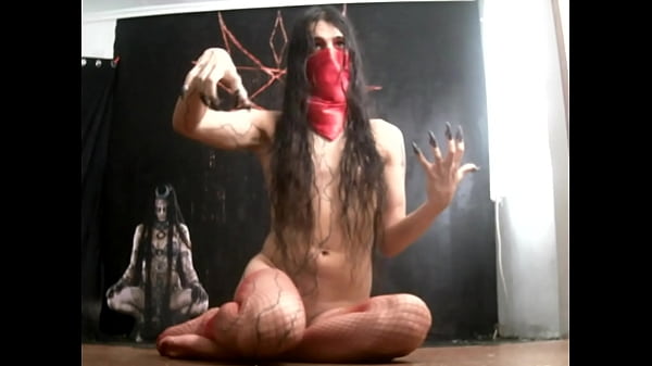Download Video - crossdresser with long hair masturbating