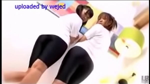 Japanese girls tight shiny spandex