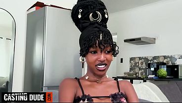 This BUSTY EBONY TEEN said her BF could never afford America RODE MY COCK HARD to earn her trip