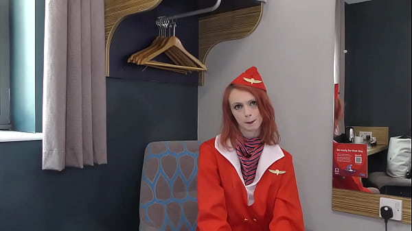 DarkMinxx -Petite British Air Hostess Recruits Three BBCs