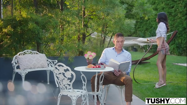 Download Video - TUSHY Petite cutie Sawyer loves to gape for older men