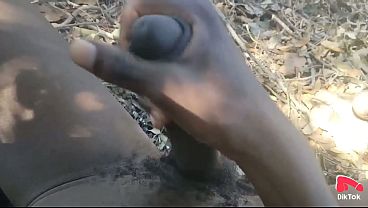 Diktok - Solo Enjoyment in the bush Public Masturbate