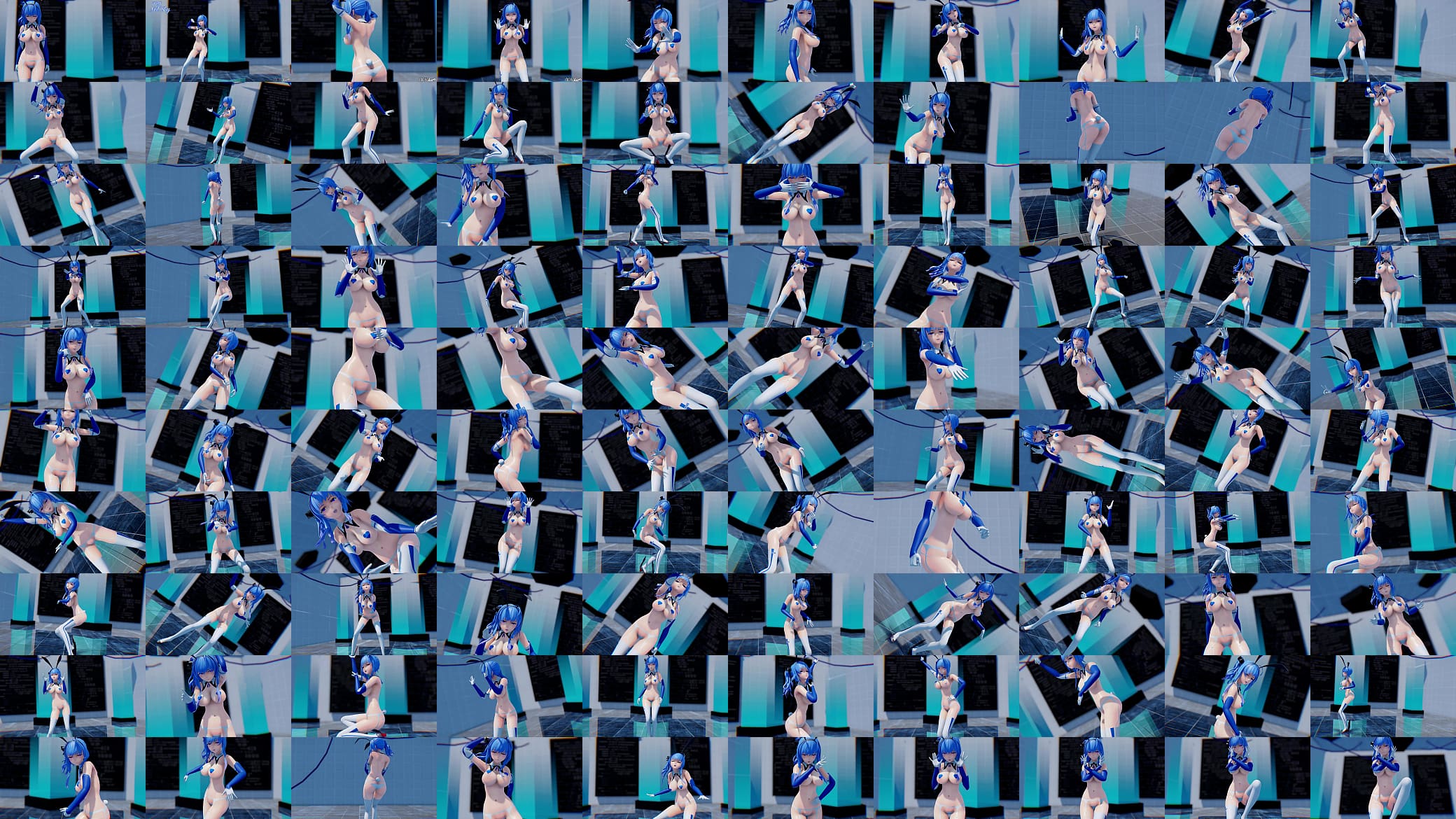 MMD Not Shy 预览图