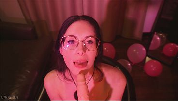 Valentine's Day Blowjob and Fuck