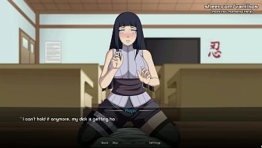 Download Video - Naruto&colon; Kunoichi Trainer &vert; Hot 18yo Hinata Hyuga Teen Blowjob And Double Penetration Anal Sex&period; Her Tight Ass Gets Creampied &vert; Naruto Anime Hentai Porn Game