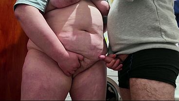 Jerking off quickly with a stranger