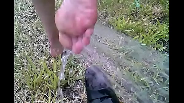 Wife cools off her hot feet