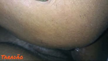 Black woman moaning loudly with a cock in her ass.