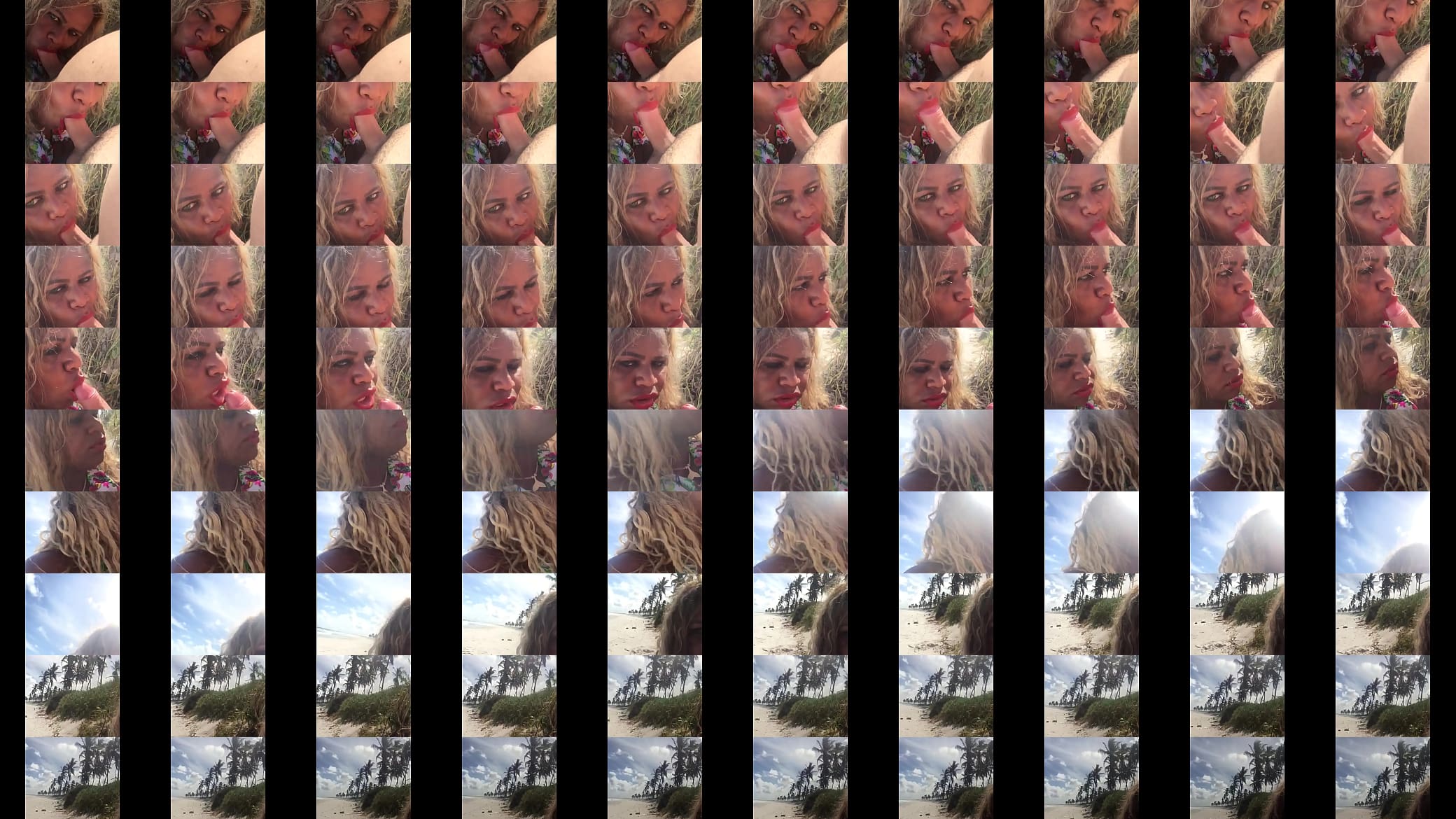 Larissa Close chupando rola em uma praia de Macei&oacute; 预览图