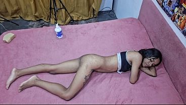 Chorei no pau grosso dando o cuzinho