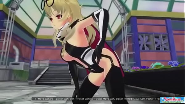model poses with sexy clothes senran kagura shiki