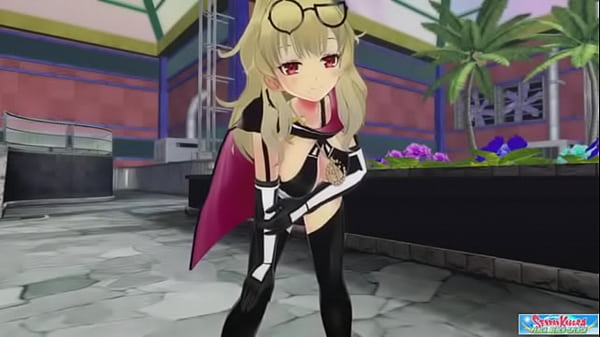セクシーな服を着たモデルのポーズ 閃乱カグラ 四季