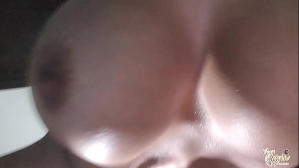 My husband gives me a massage on my recently injected lips with his cock