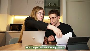 Big Tit Secretary Failed at Her Job...