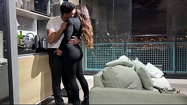 A well-endowed man with a big dick fucks his married neighbor while her cuckold husband just masturbates. A Brazilian stud finds a hotwife at the gym and fucks the slut in front of her cuckolded husband.