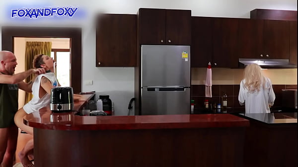 Download Video - Almost caught surprise anal creampie ass fucking close to mother-in-law cooking breakfast