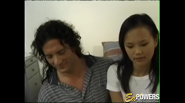 ED POWERS - Asian teen Mia Smiles Enjoys Riding Paul
