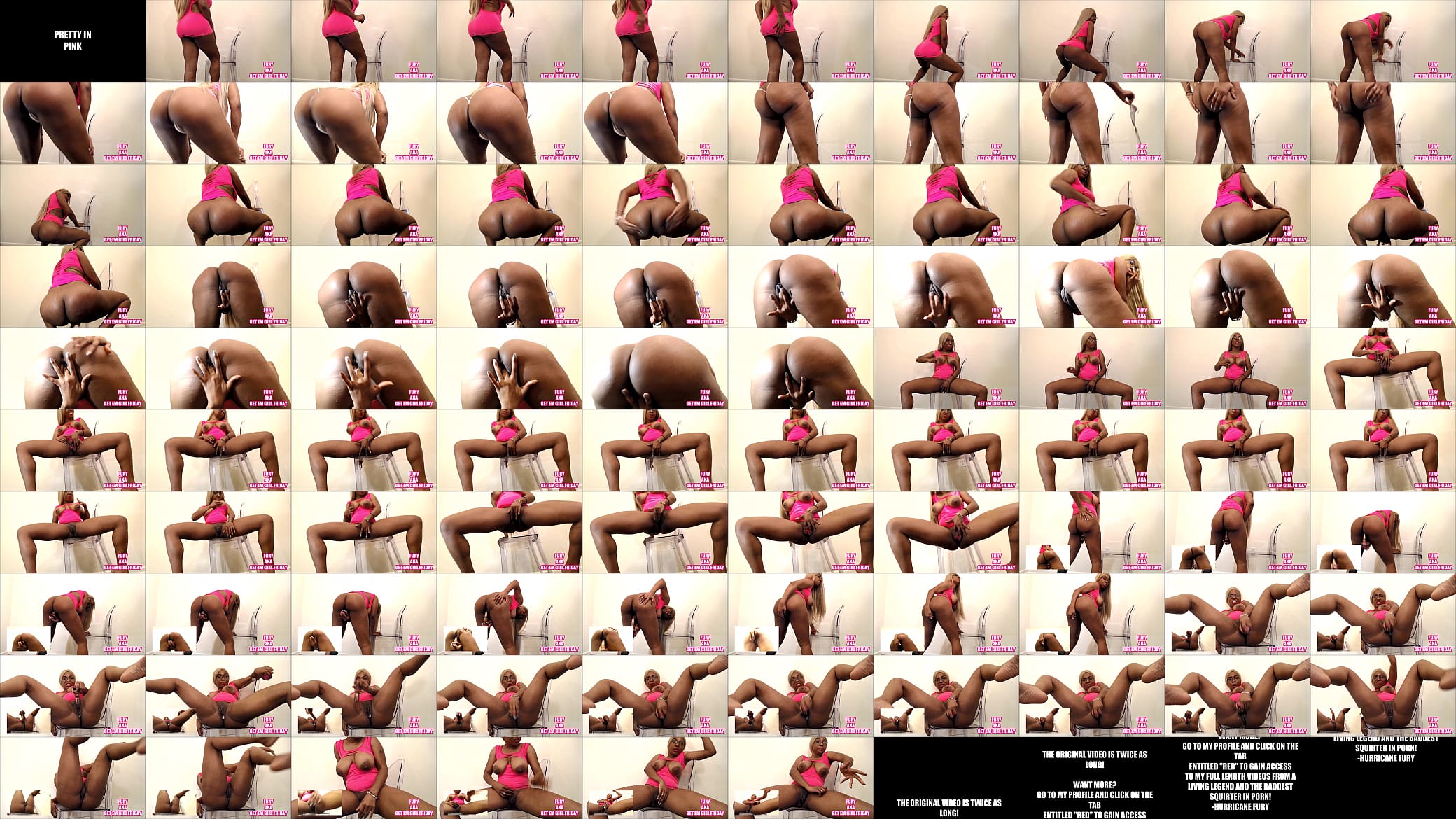 MAJOR PHAT PUSSY SQUIRTING IN 2 DIFFERENT SCREENS 预览图