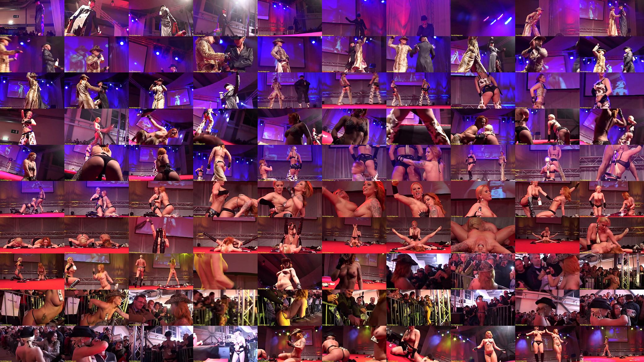 sexy flexi cowgirl milfs on public stage 预览图