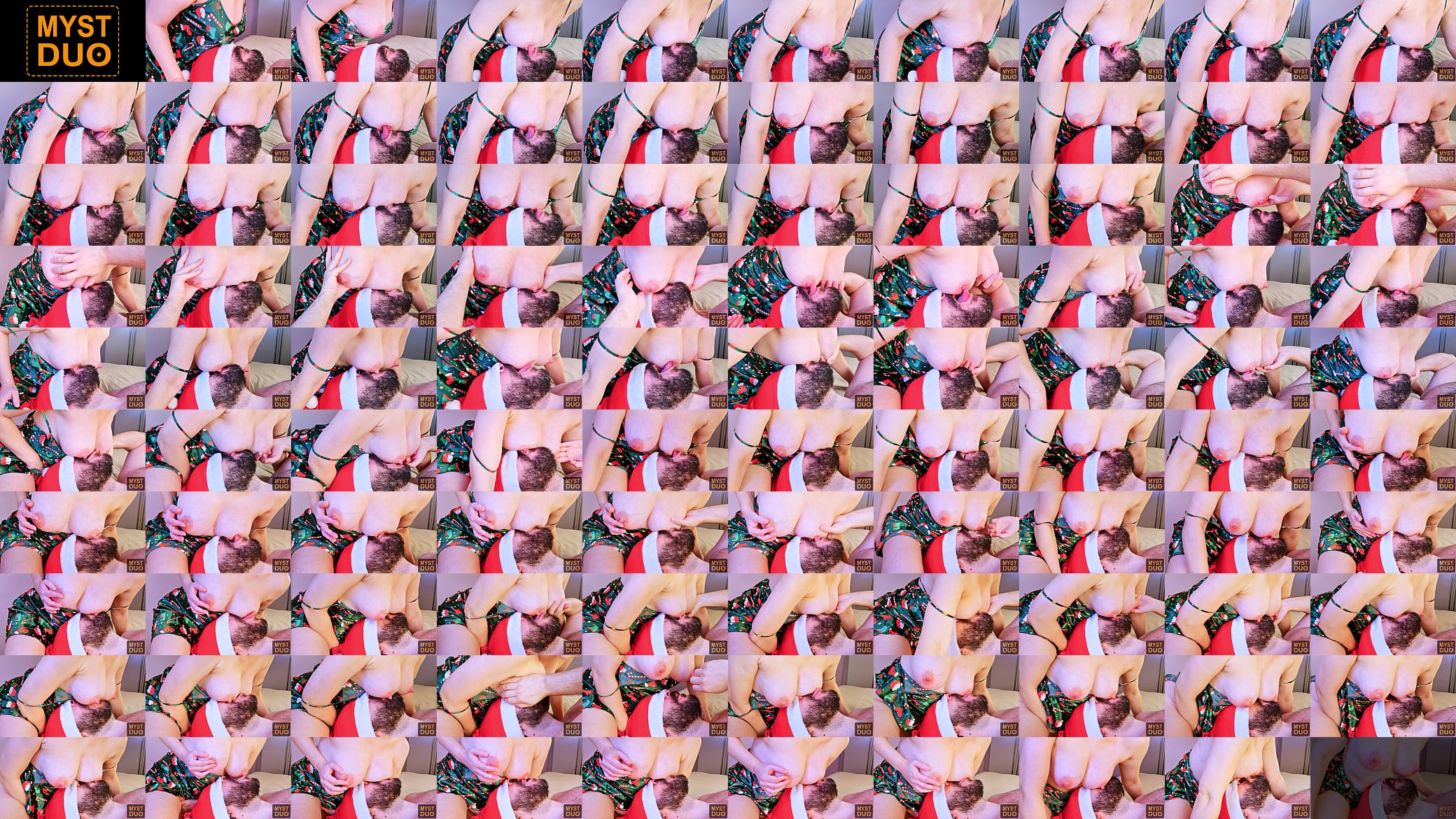 Getting into the Christmas spirit with a nipple orgasm - Myst Duo 预览图