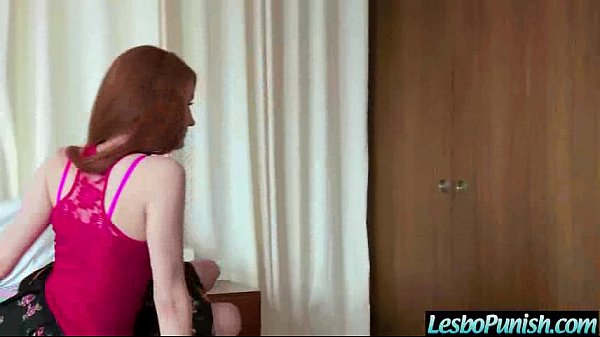Sexy Girls Get Punished In Hard Lesbian Sex Tape video-02