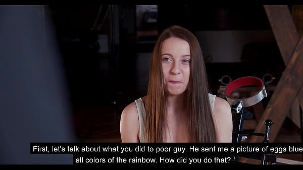 Redhead Sexy Teen is on Torment Chair