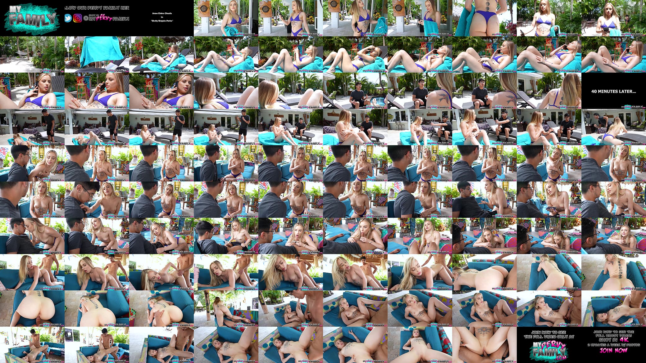 Slutty Stepsister Puts Out and Swallows to Hide Her Secret! - Anna Claire Clouds - 预览图