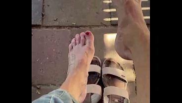 My old feet are getting a short break