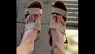 My old feet are getting a short break