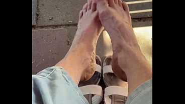 My old feet are getting a short break