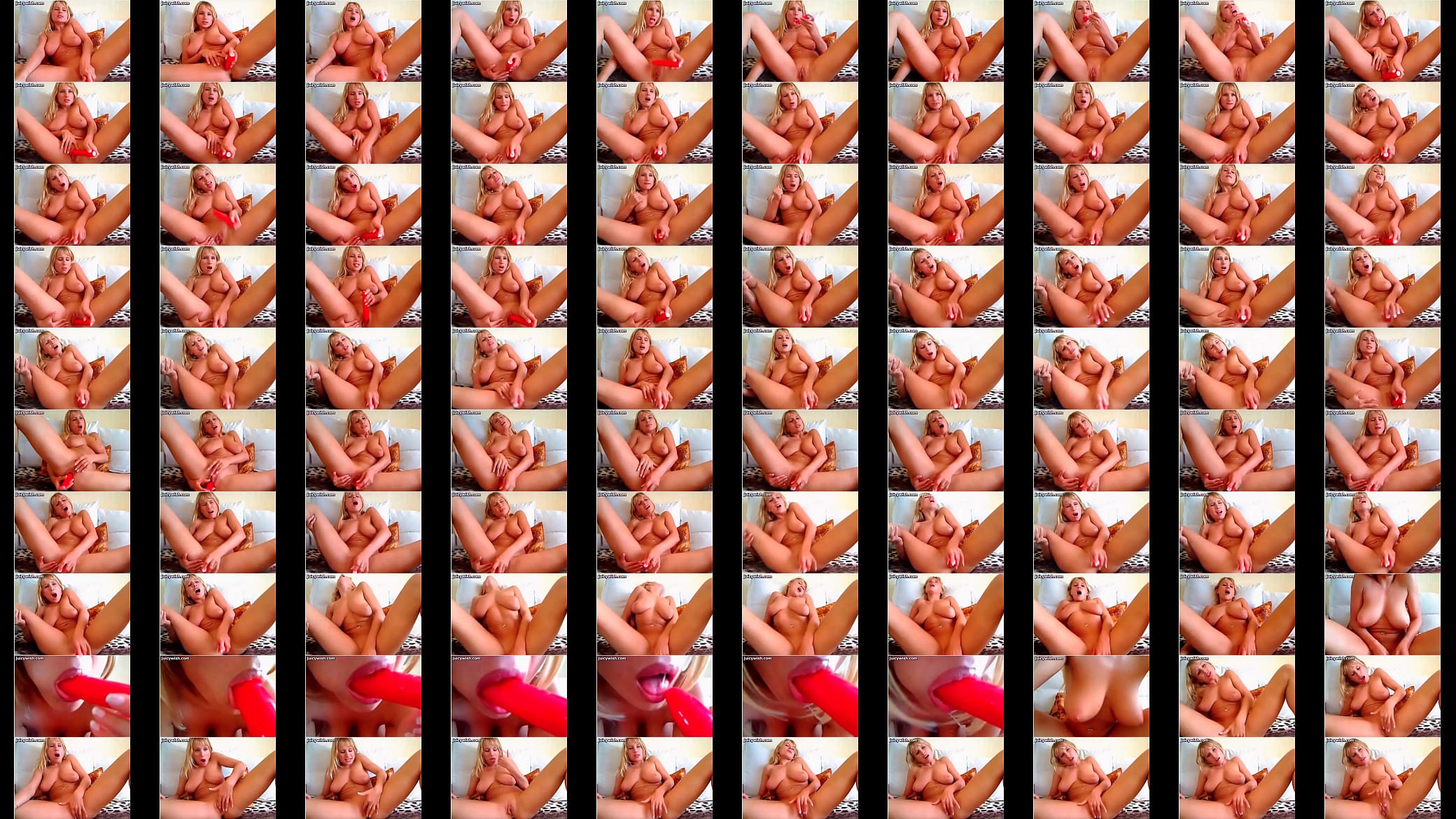 Blonde with big tits masturbating 预览图