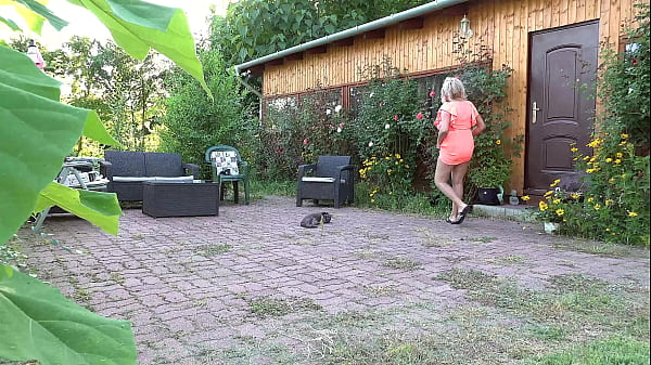outdoor penis pumping with busty mature
