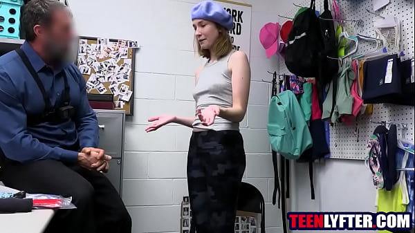 Skinny teen fucked for shoplifting