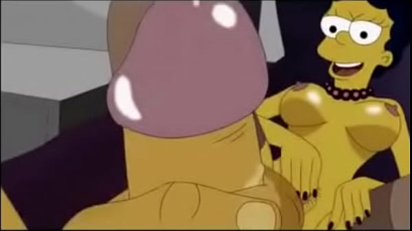 Naughty Simpsons Marge masturbating
