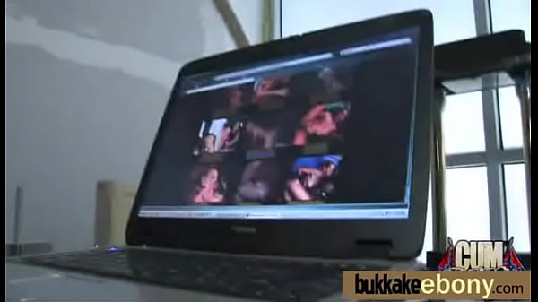 Hard ebony group blowjob 24