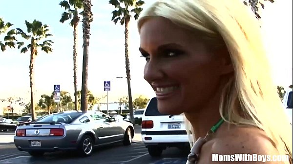 Download Video - Busty Blonde Mom Rhyse Richards Picked-Up and Fucked