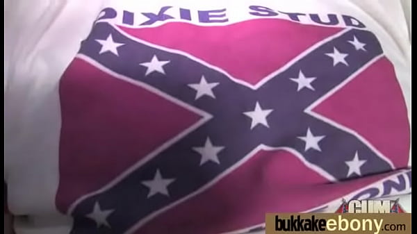 Ebony Babe Sucks Group Of White Guys 7