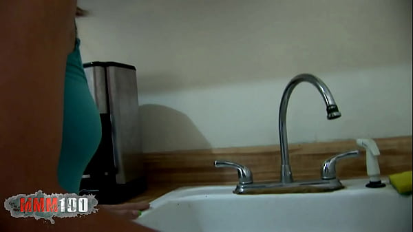 Hot 18  BBW girl Peeing & Orgasm while Fucking her Hairy Pussy in hotel bathroom with toilet brush