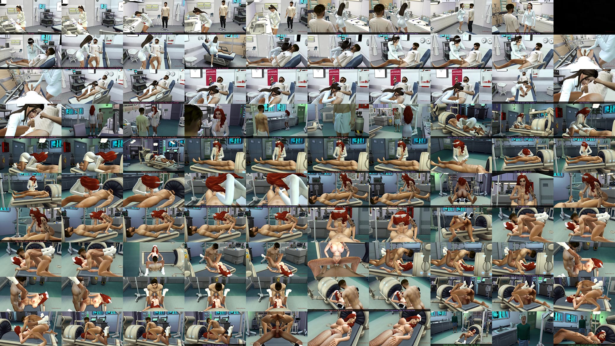 Horny nurses suck and fuck a handsome patient 预览图