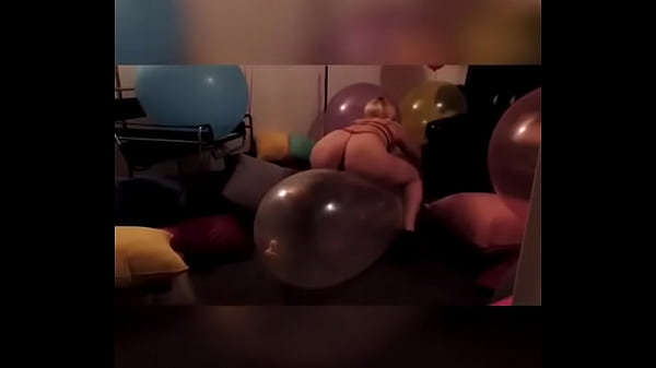 Friend with zeppelin balloon