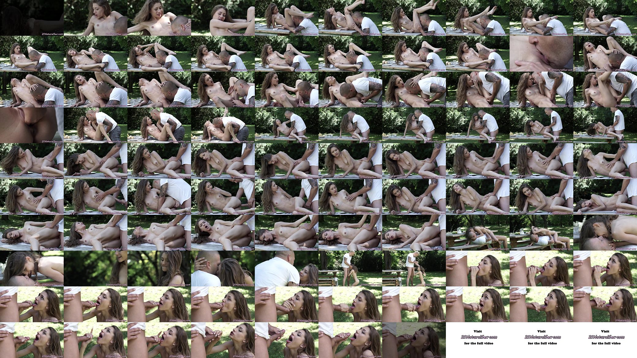 Smalltit european beauty spooned outdoors 预览图