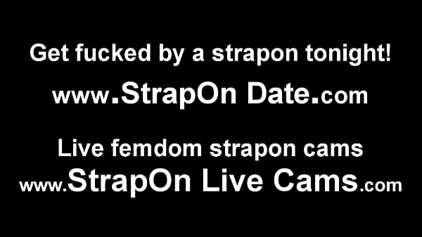 Spread your cheeks and get ready for my strapon