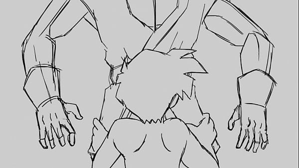 Personaje femenino Videl chupa polla