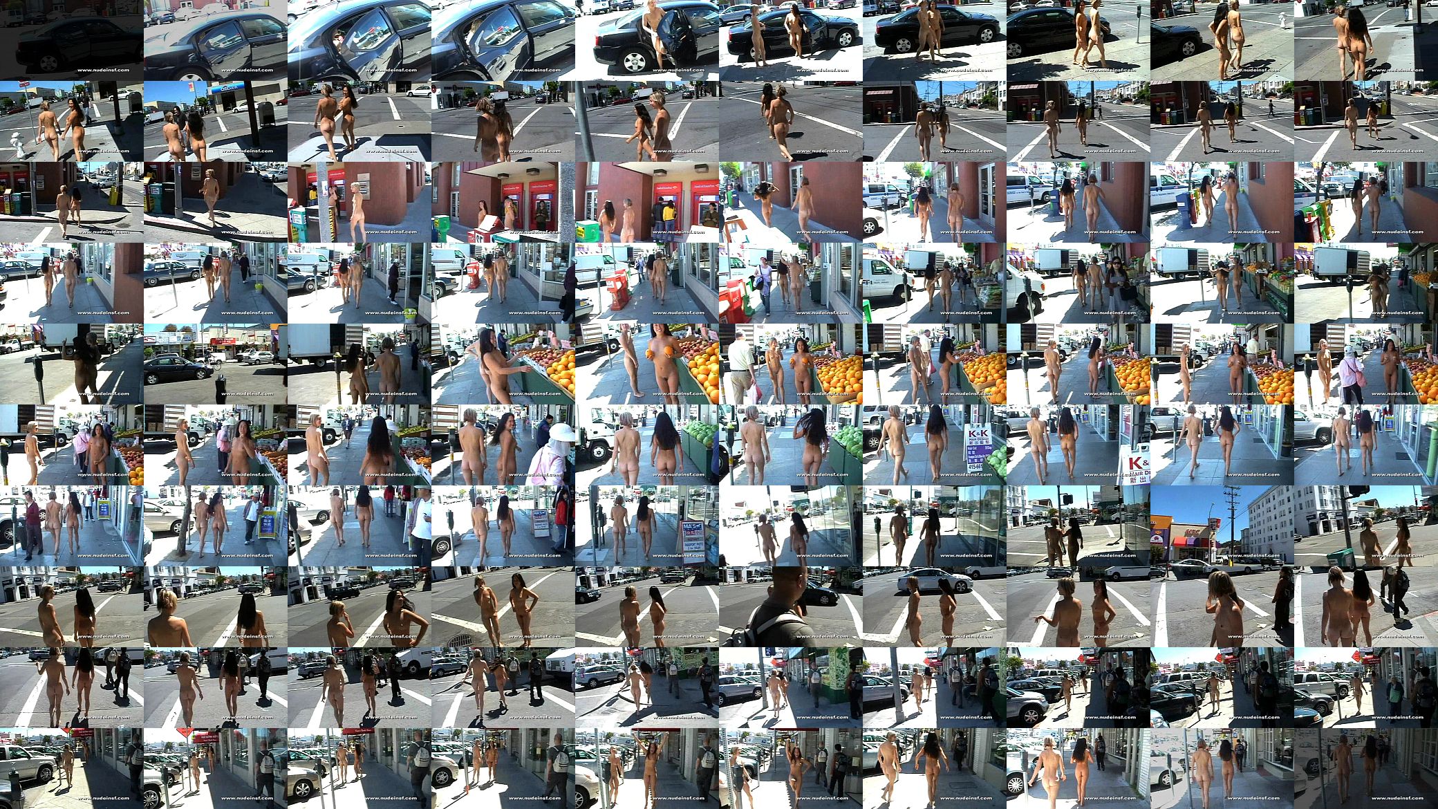 Nude in San Francisco: Jenni and Earth Friend Jen take a naked stroll 预览图